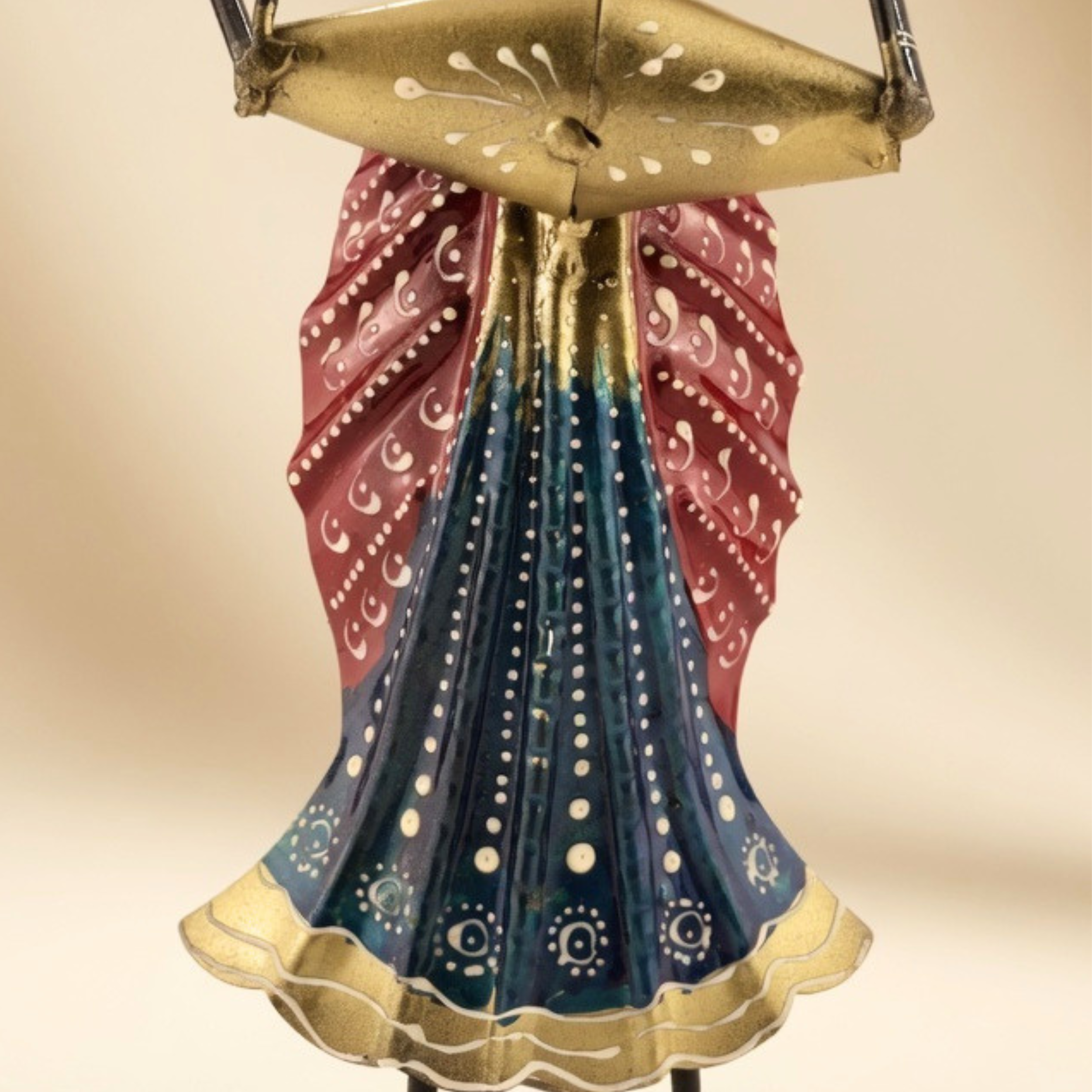 Handcrafted Metal Tribal Musician Figurines Set | Ethnic Home Decor Showpiece