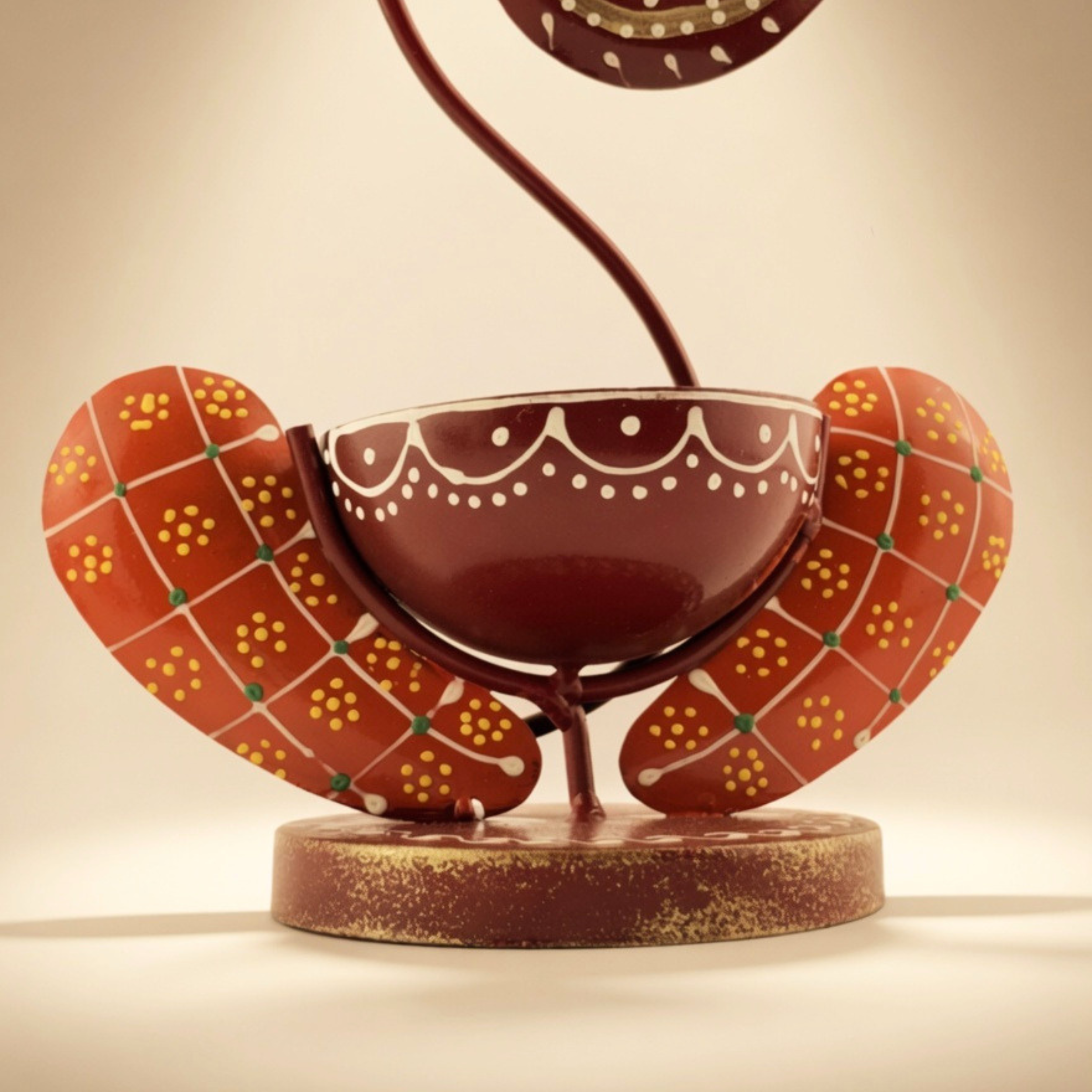 Handcrafted Lord Ganesha Diya Bowl | Premium Festive Decor | Gulabi Craft