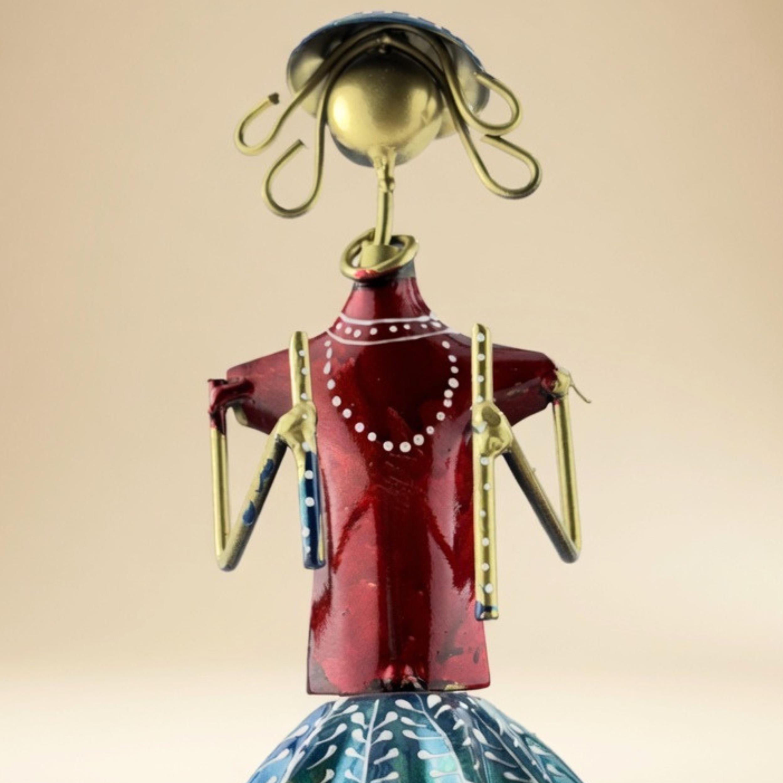 Handcrafted Round Musician Doll Showpiece for Home Decor & Table Display | Gulabi Craft