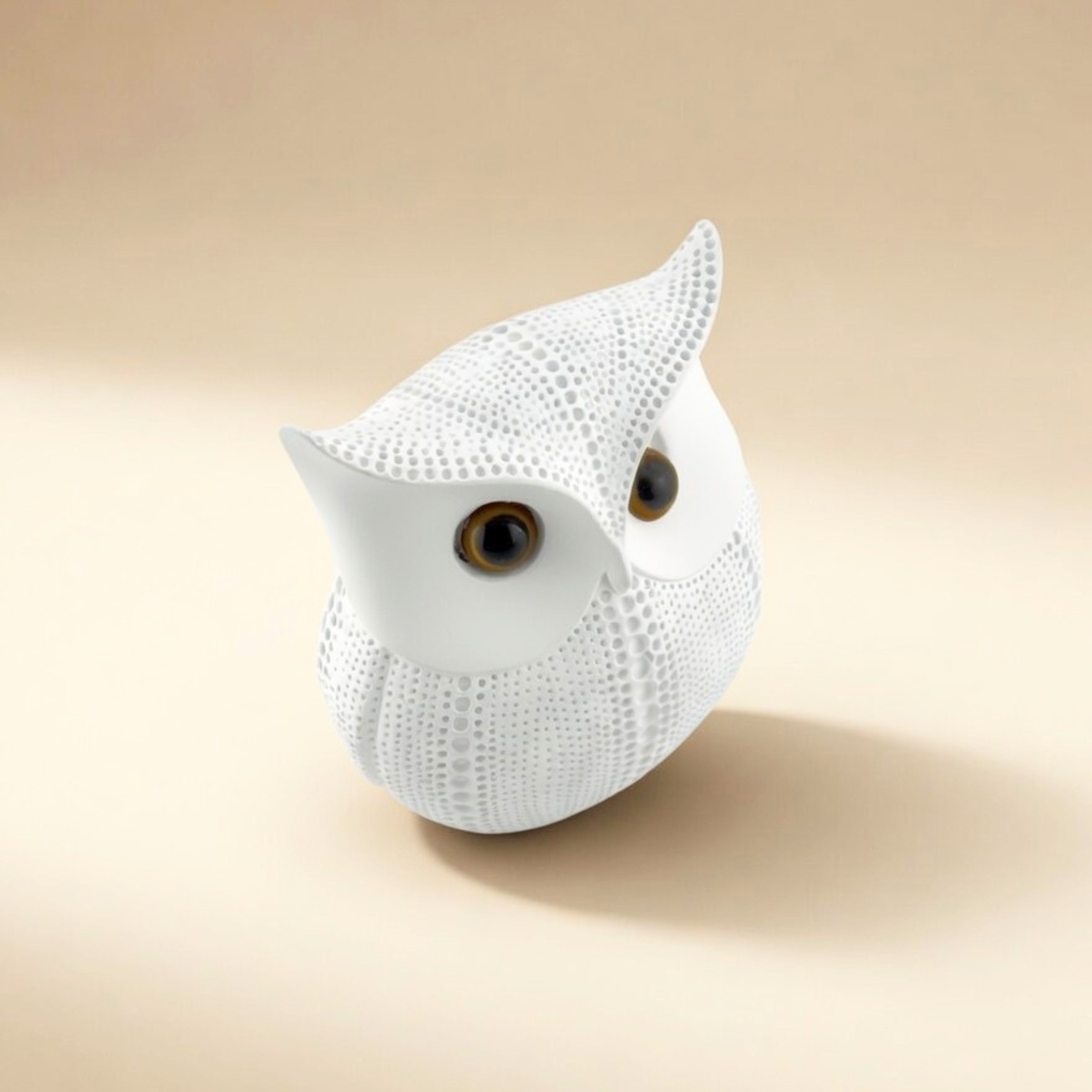 Handcrafted Lucky White Owl Showpiece – Premium Table Decor & Auspicious Gift Item | Gulabi Craft