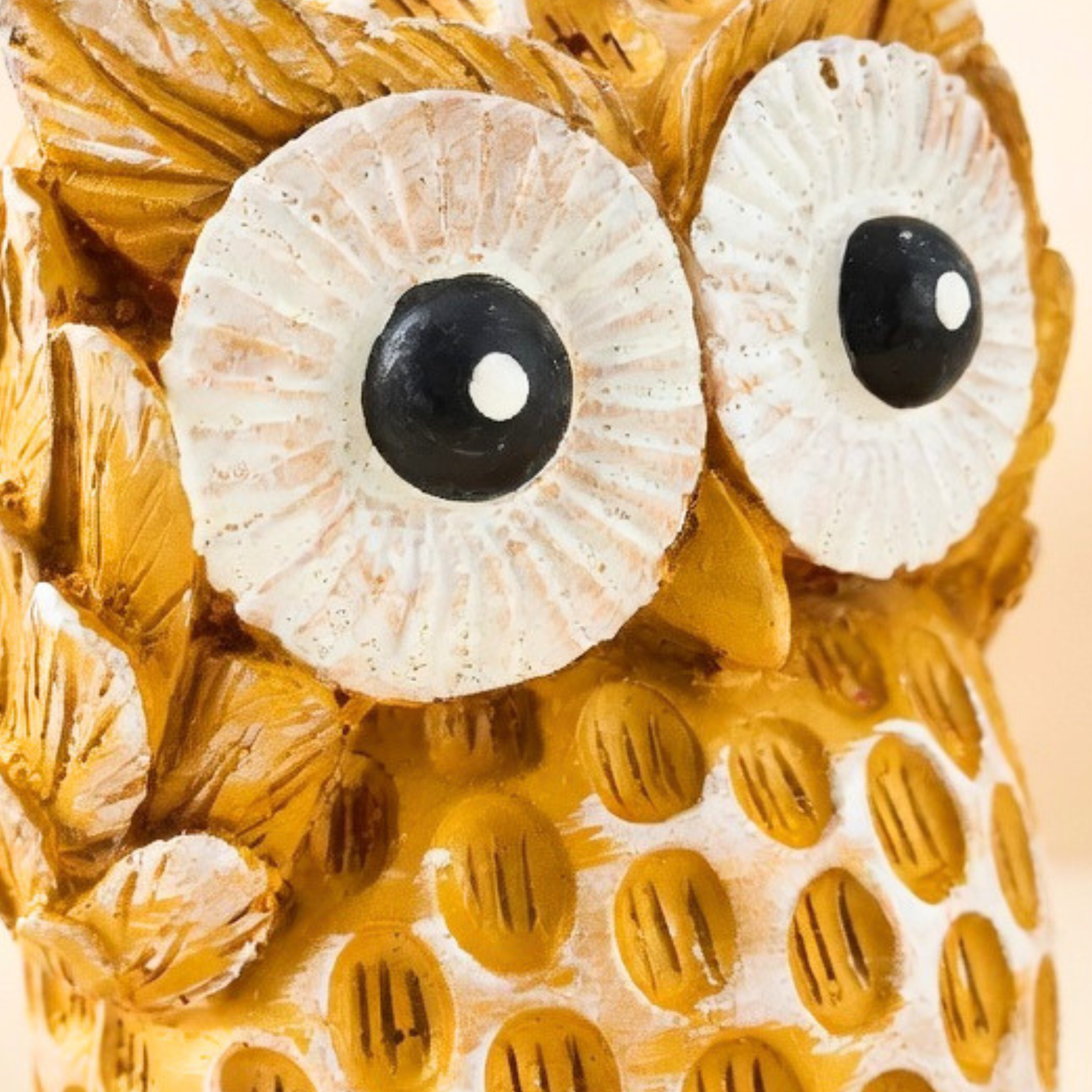 Handmade Owl Figurine Set – Cute Resin Home Decor Showpiece