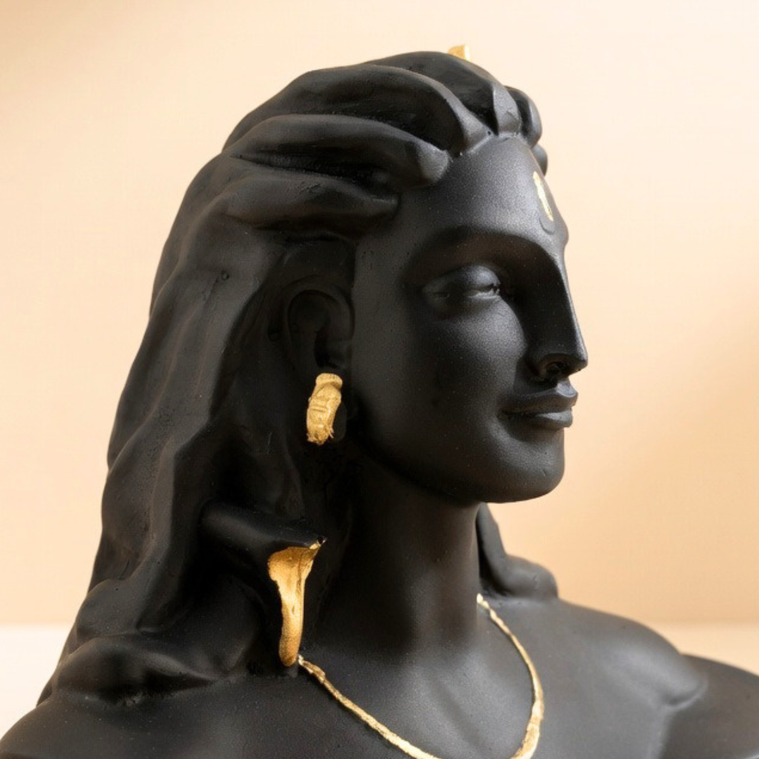 Handcrafted Lord Shiva Bust Statue – Spiritual Home Decor Idol