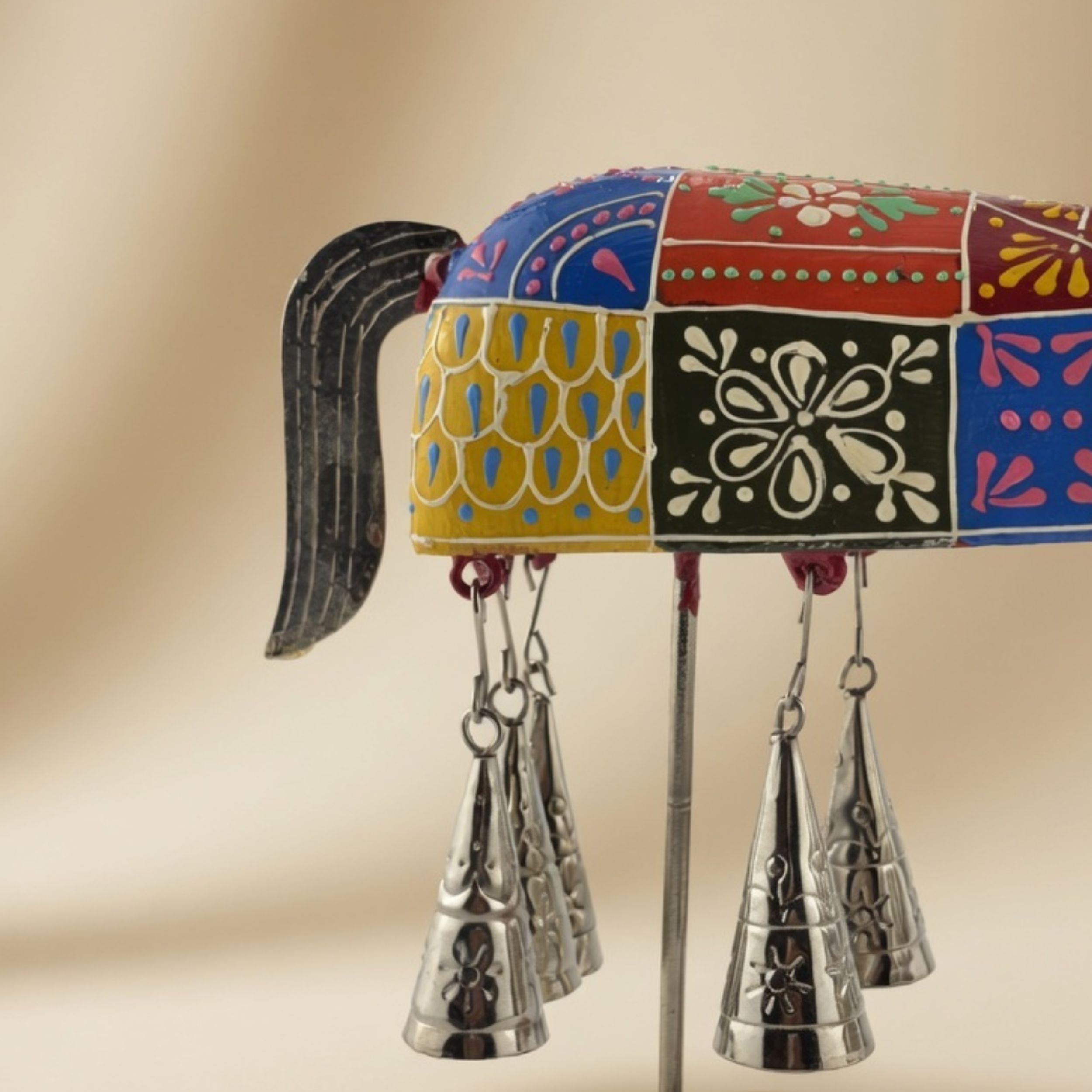 Metal Horse Decor Showpiece – Indian Ethnic Handcrafted Home Decoration