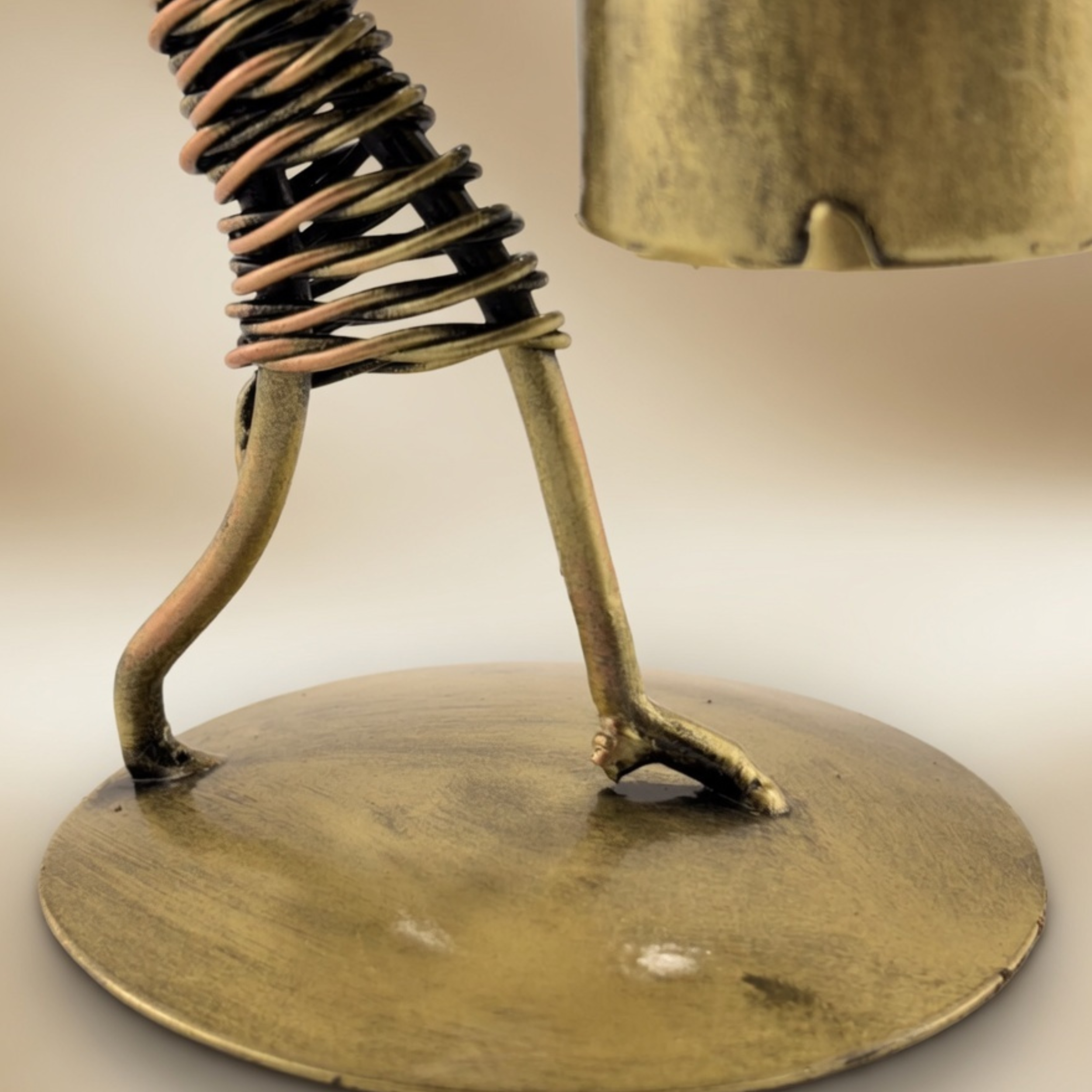 Handcrafted Lady Basket Pen Stand – Vintage Metal Table Organizer Home Decor Gift | Gulabi Craft