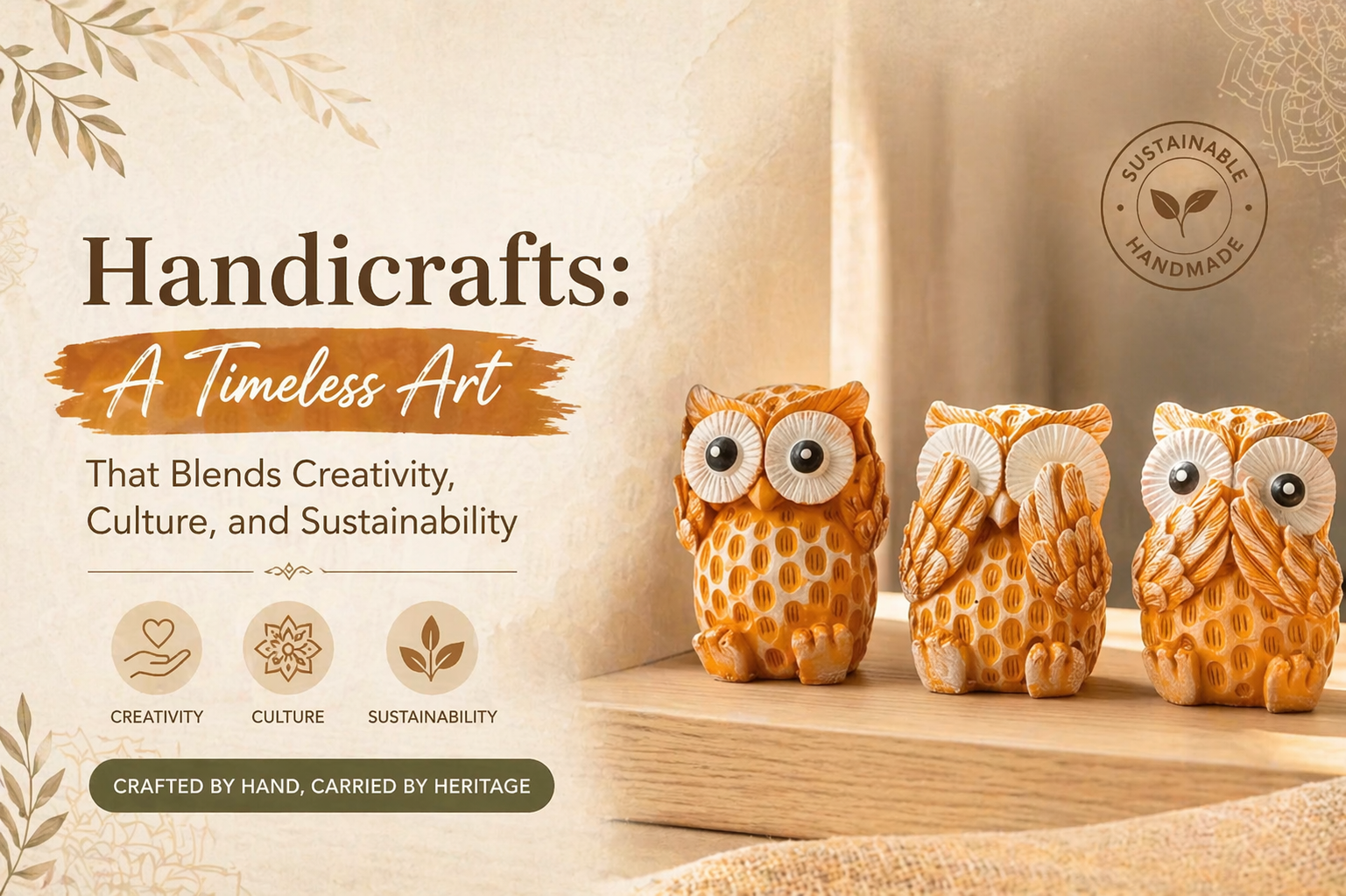Handicrafts: A Timeless Art That Blends Creativity, Culture, and Sustainability