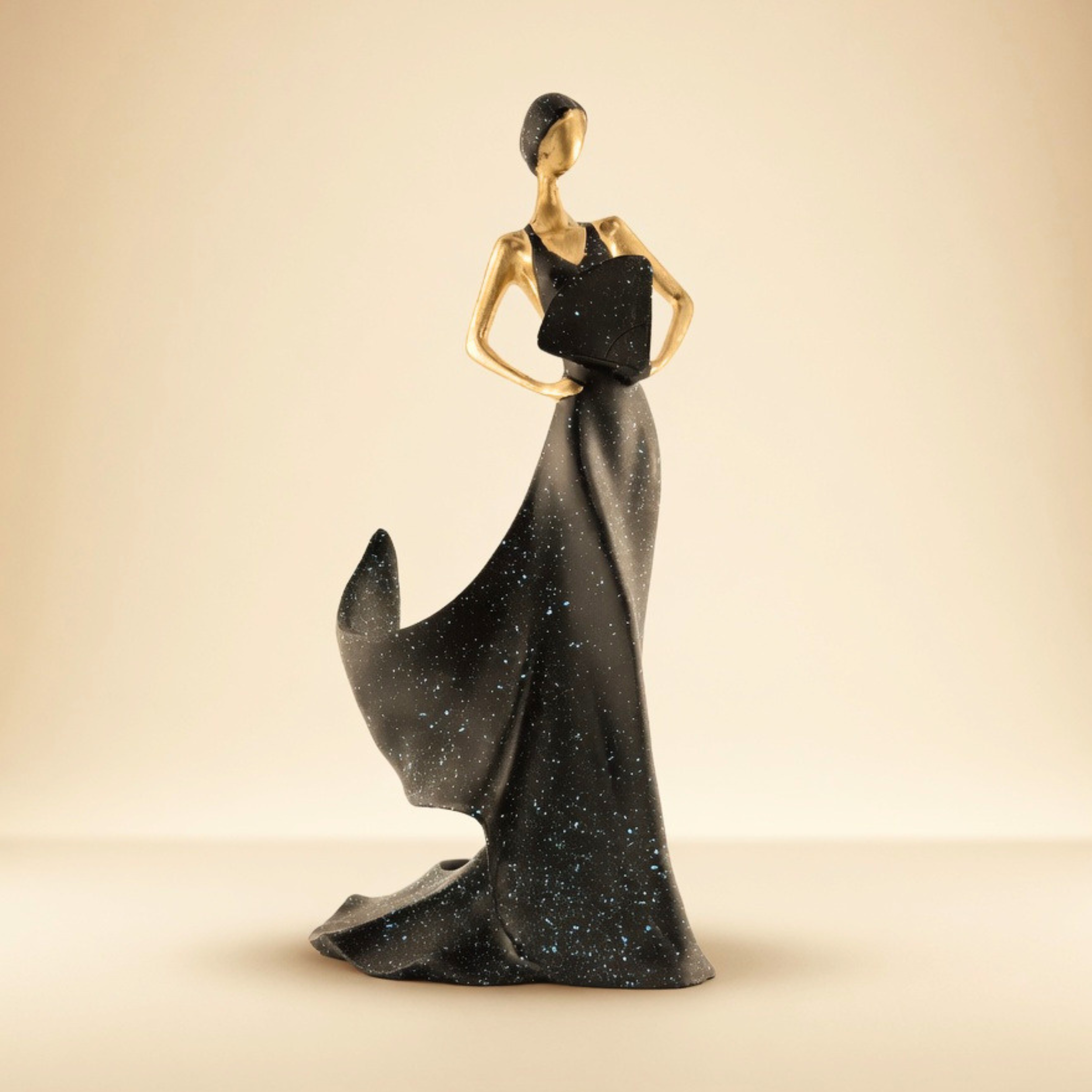 Handcrafted Elegant Wine Lady Bottle Holder – Luxury Bar & Table Decor Gift Item | Gulabi Craft