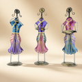 Handmade Ethnic Tribal Lady Figurines Set