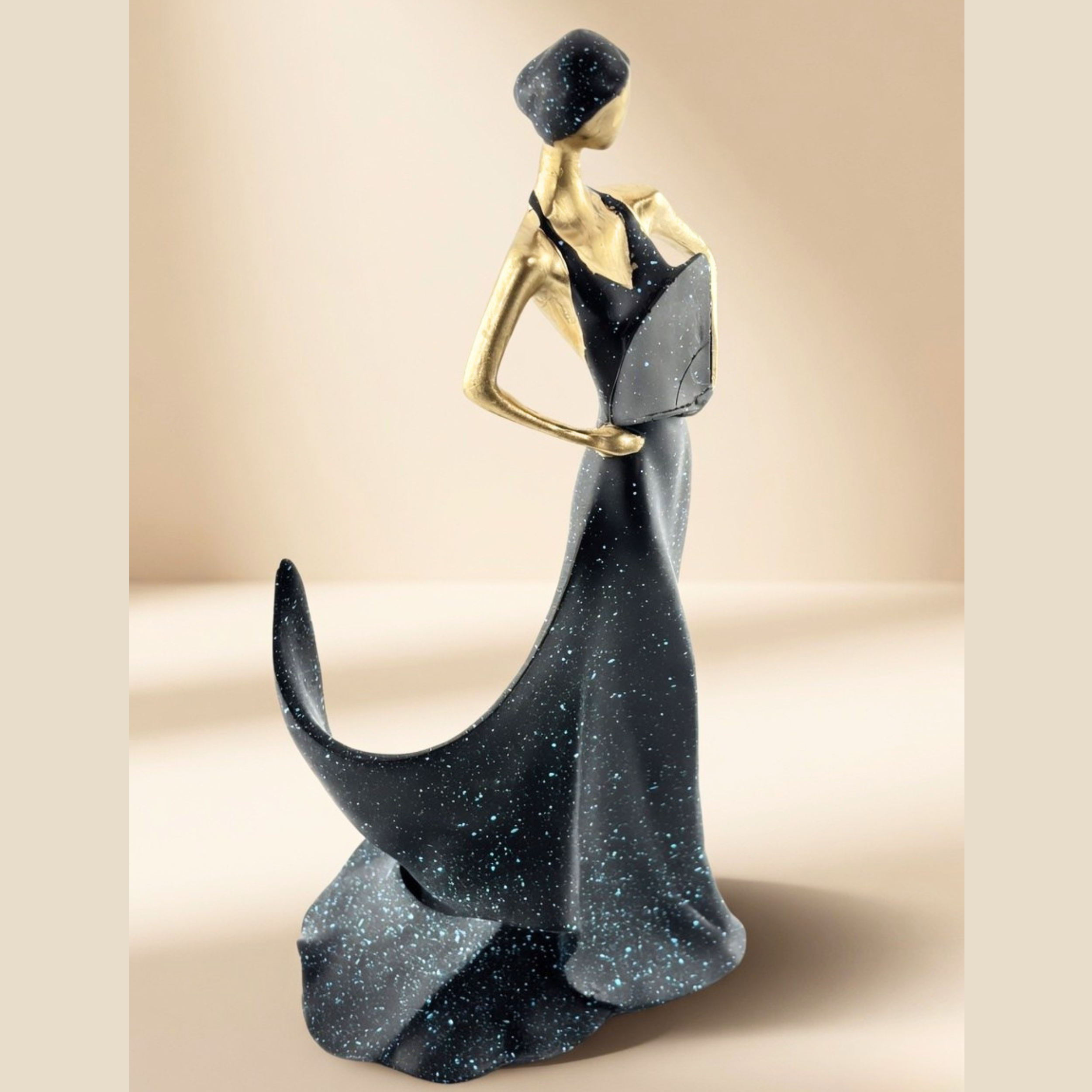 Handcrafted Elegant Wine Lady Bottle Holder – Luxury Bar & Table Decor Gift Item | Gulabi Craft