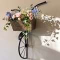 Handcrafted Vintage Cycle Wall Planter – Big Metal Bicycle Basket for Home & Balcony Decor | Gulabi Craft