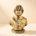 Handcrafted APJ Abdul Kalam Bust Statue - Antique Gold Finish Home & Office Table Decor by Gulabi Craft