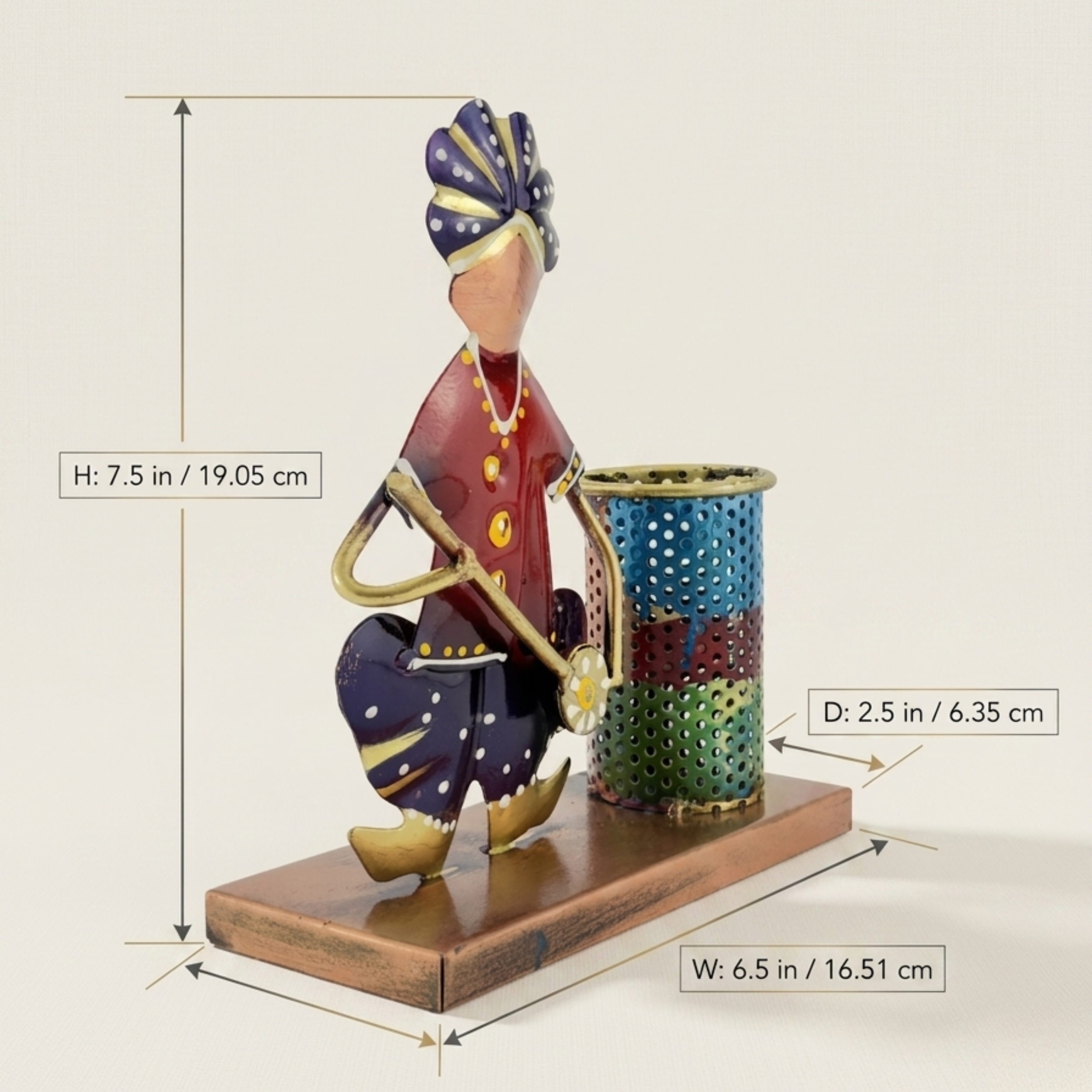 Handcrafted Pen Holder Set – Perfect Gift for Office & Study Table