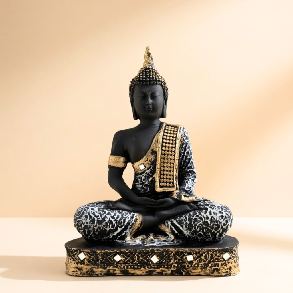 Handcrafted Meditating Buddha Statue – Peaceful Home Decor Idol