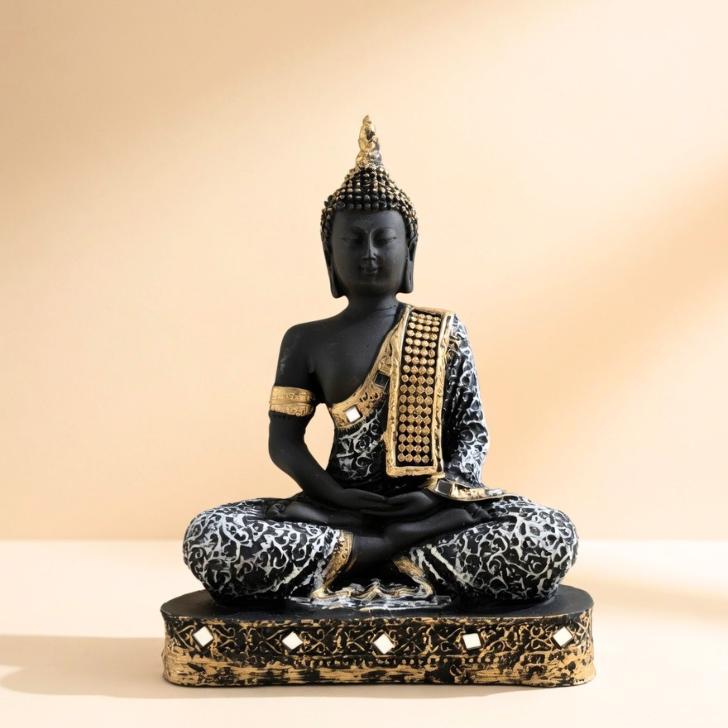 Handcrafted Meditating Buddha Statue – Peaceful Home Decor Idol