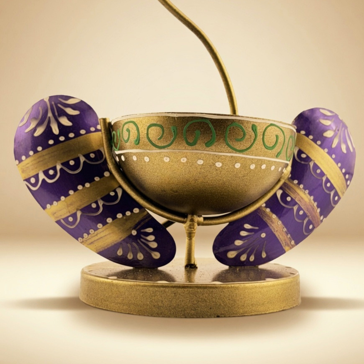 Handcrafted Lord Ganesha Decorative Bowl | Premium Spiritual Home Decor | Gulabi Craft