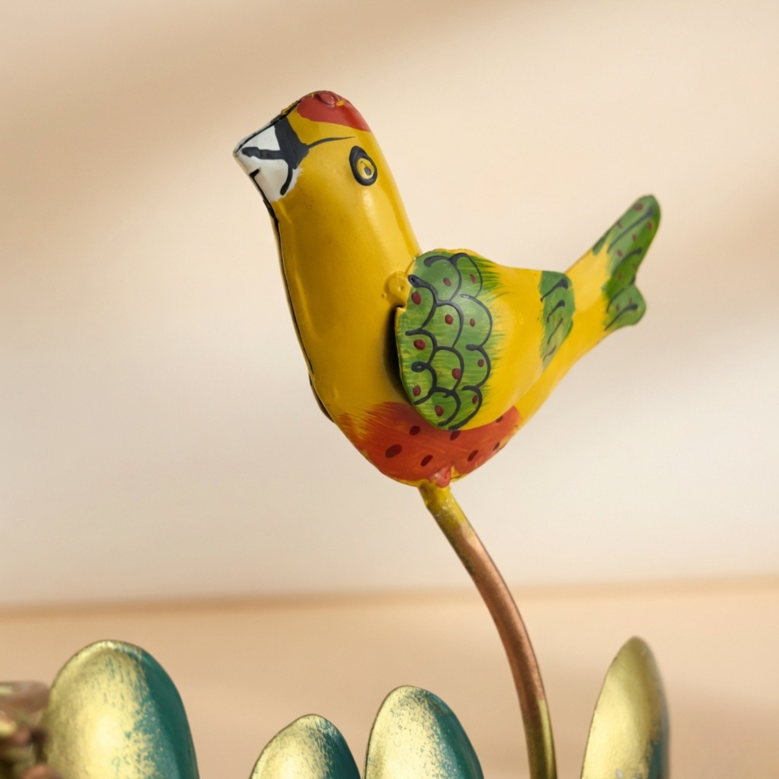 Handmade Metal Bird Candle Holder – Artistic Home Decor