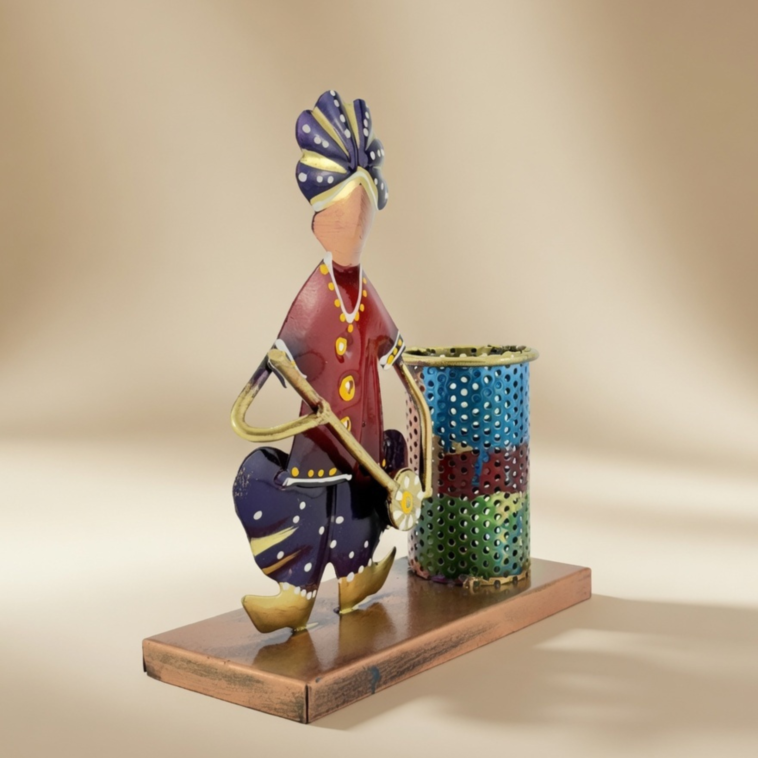 Handcrafted Pen Holder Set – Perfect Gift for Office & Study Table