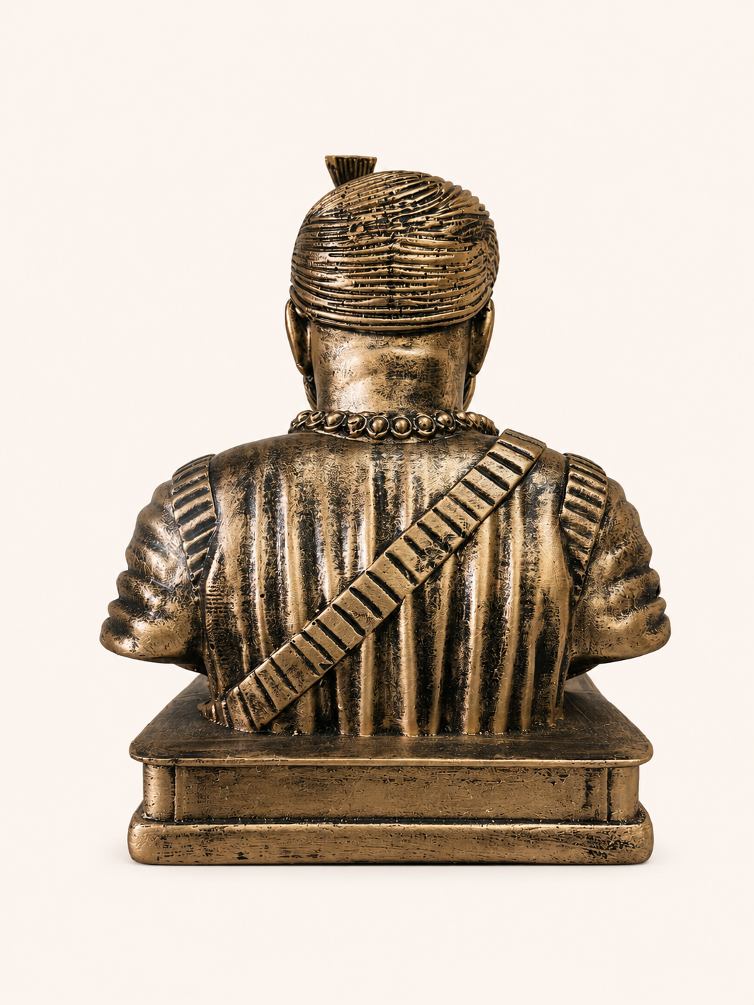 Maharaja Surajmal Bust Statue - Antique Finish Handcrafted Home Decor & Gifting by Gulabi Craft